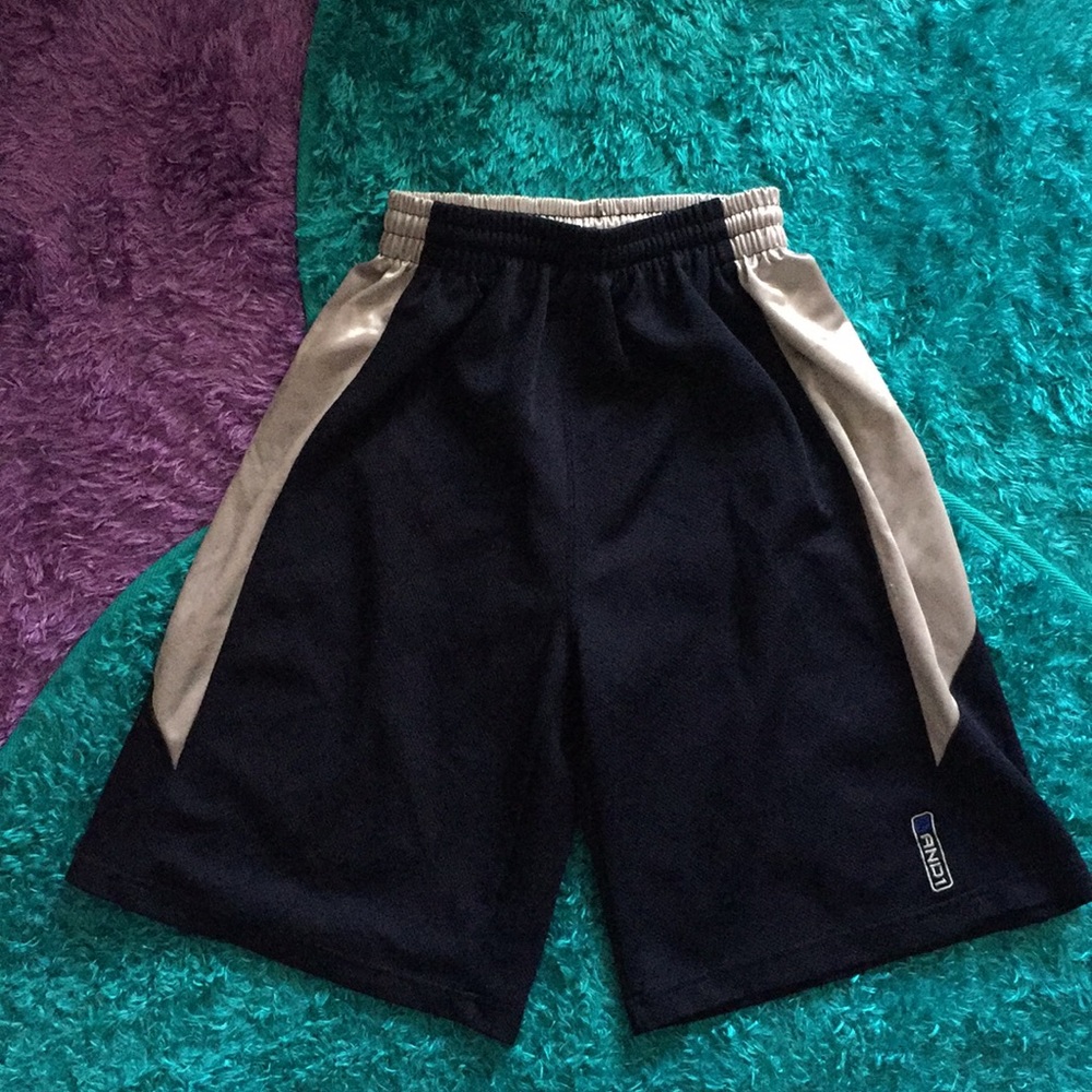 Navy and silver ball shorts